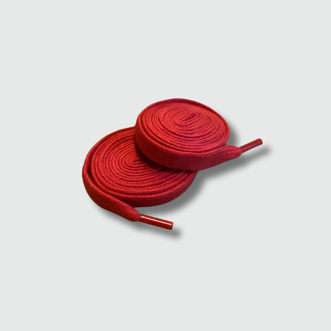 Roter Schnürsenkel
